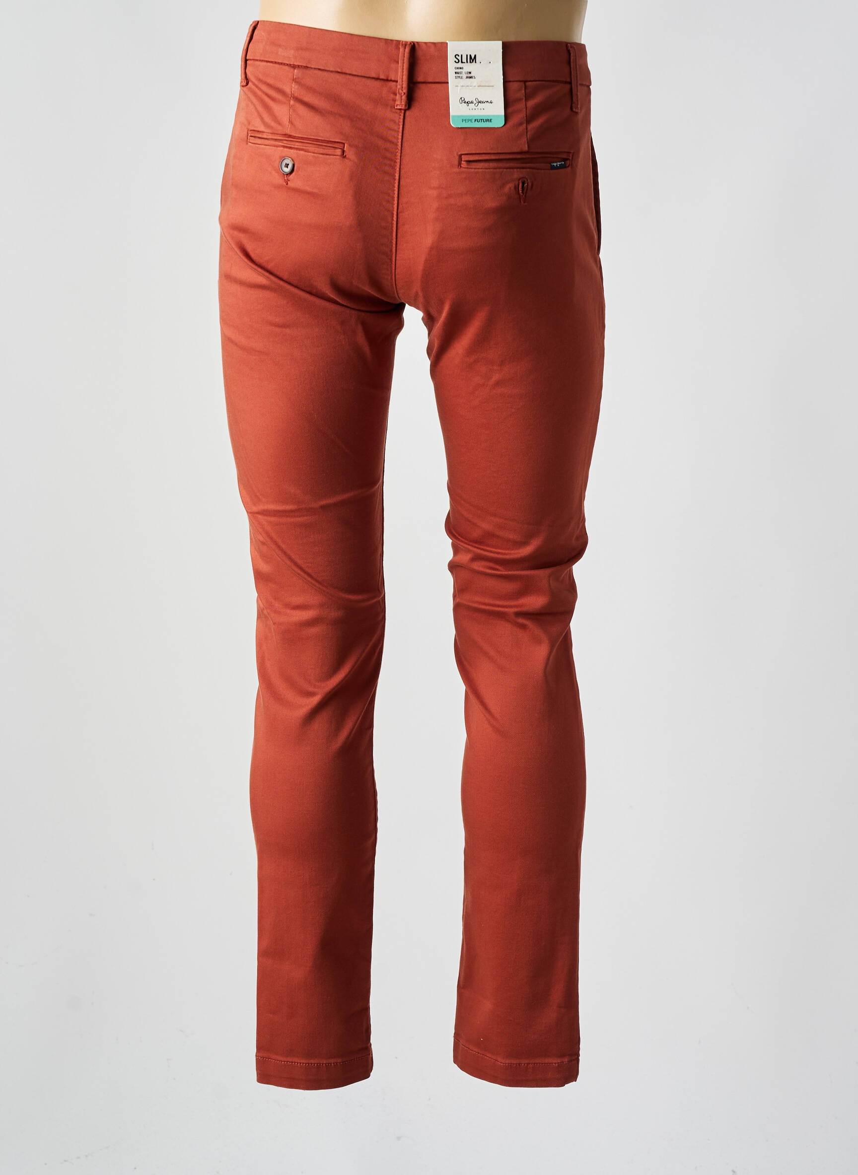Chino kelnė užtrauktukas po atvartu su kabliu normala dydis oranžinė PEPE JEANS vyras