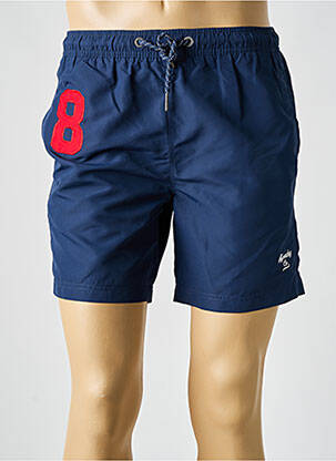 Maudymosi šortas satino efektas mėlyna SUPERDRY vyras