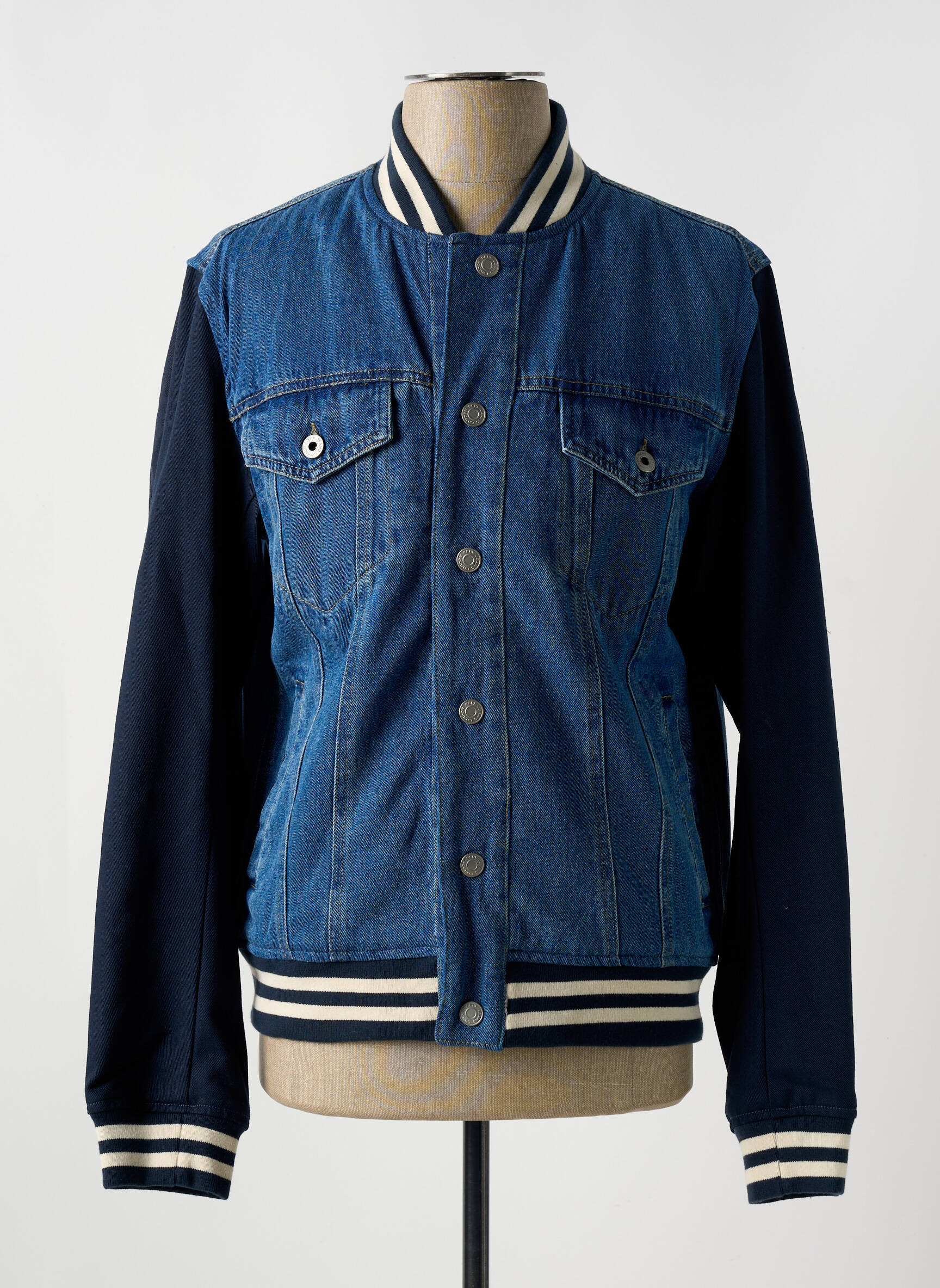 Kasdienis švarkas priekinė mygtukų uždarymo sistema mėlyna PEPE JEANS vyras