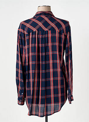 Moteriškas marškinys centrinė iškirptė ilgos rankovės mėlyna PEPE JEANS moteris