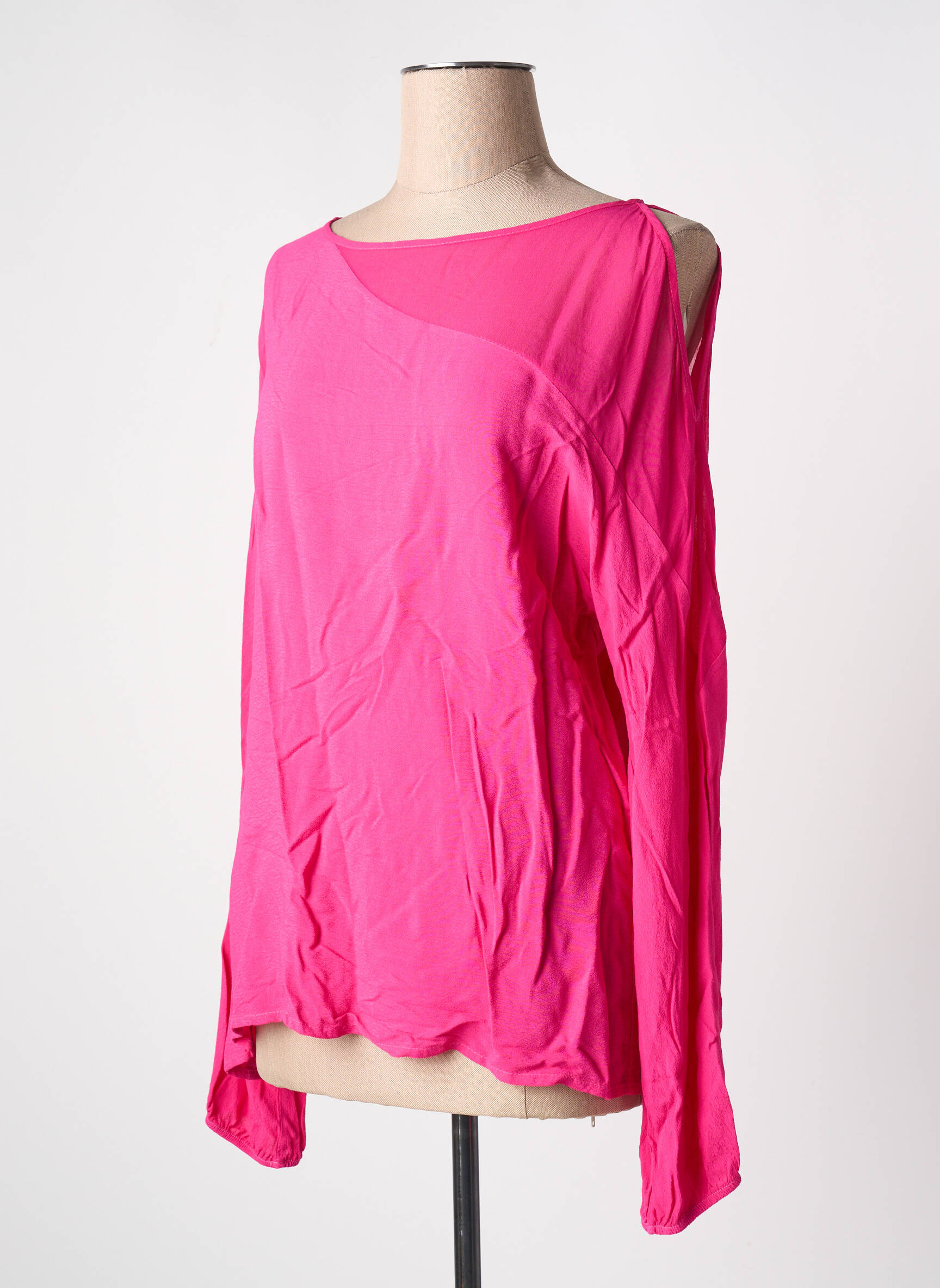 Viršūnė ilgos rankovės ilgos rankovės rožinė FRACOMINA moteris