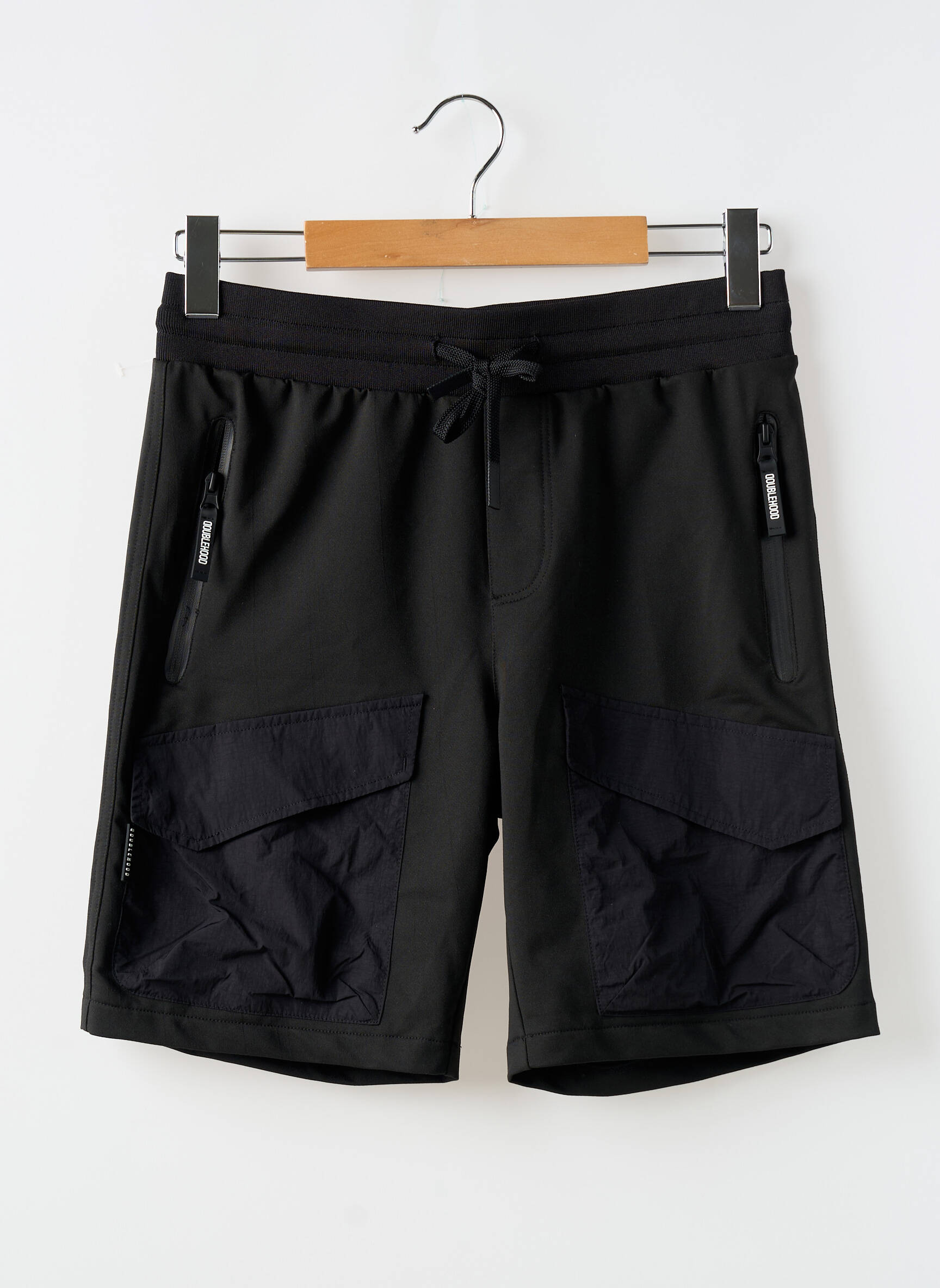 Bermudas elastinė dydis normala dydis juodas DOUBLEHOOD vyras