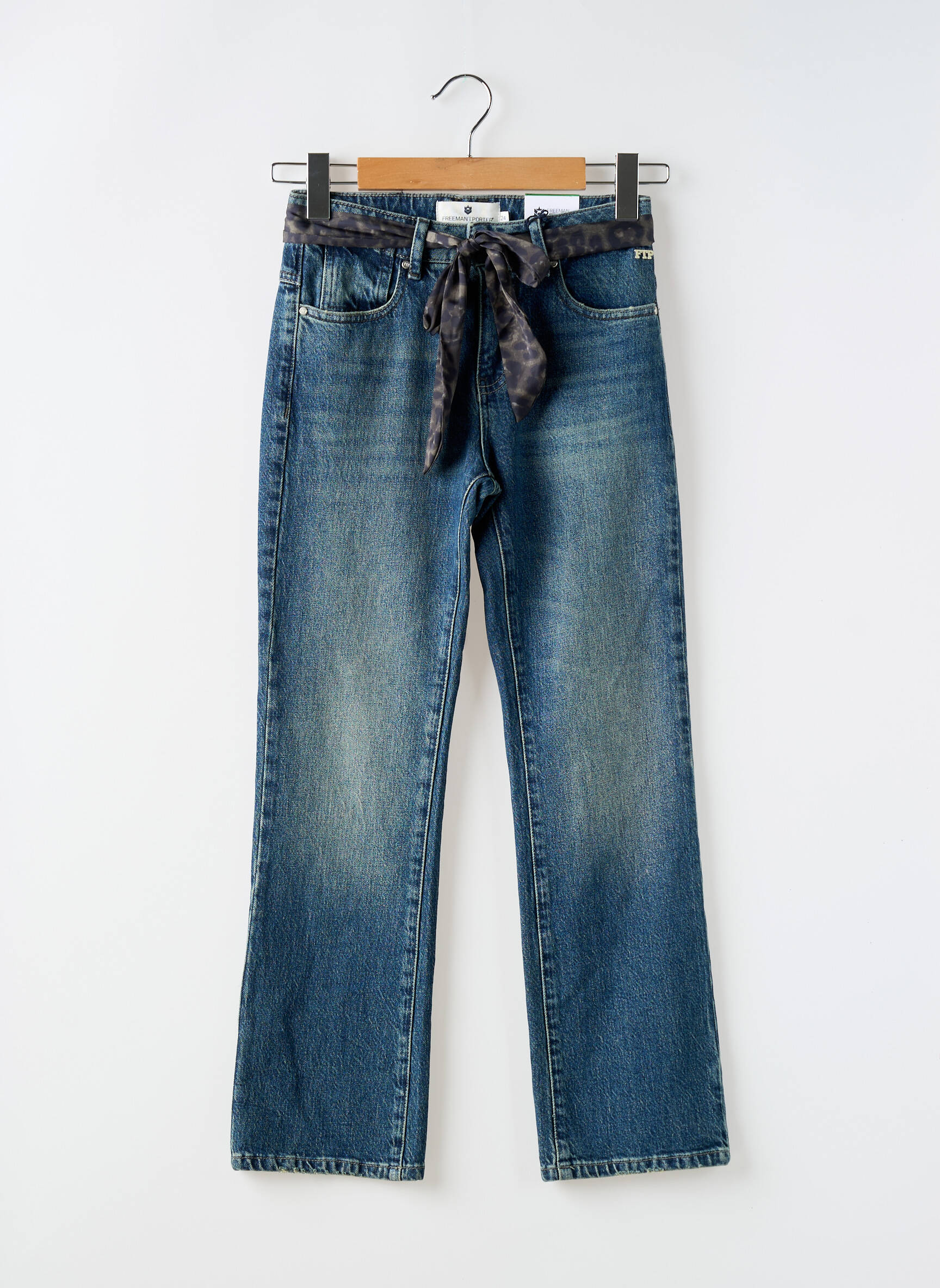 Bootcut džinsai normala dydis normala dydis mėlyna FREEMAN T.PORTER moteris