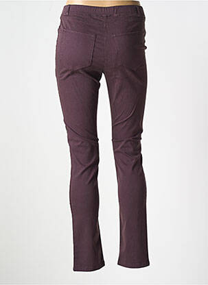 Jegging popelinos audinys, kuris pasižymi lygiu ir tankiu paviršiumi. normala dydis violetinis PAUSE CAFE moteris