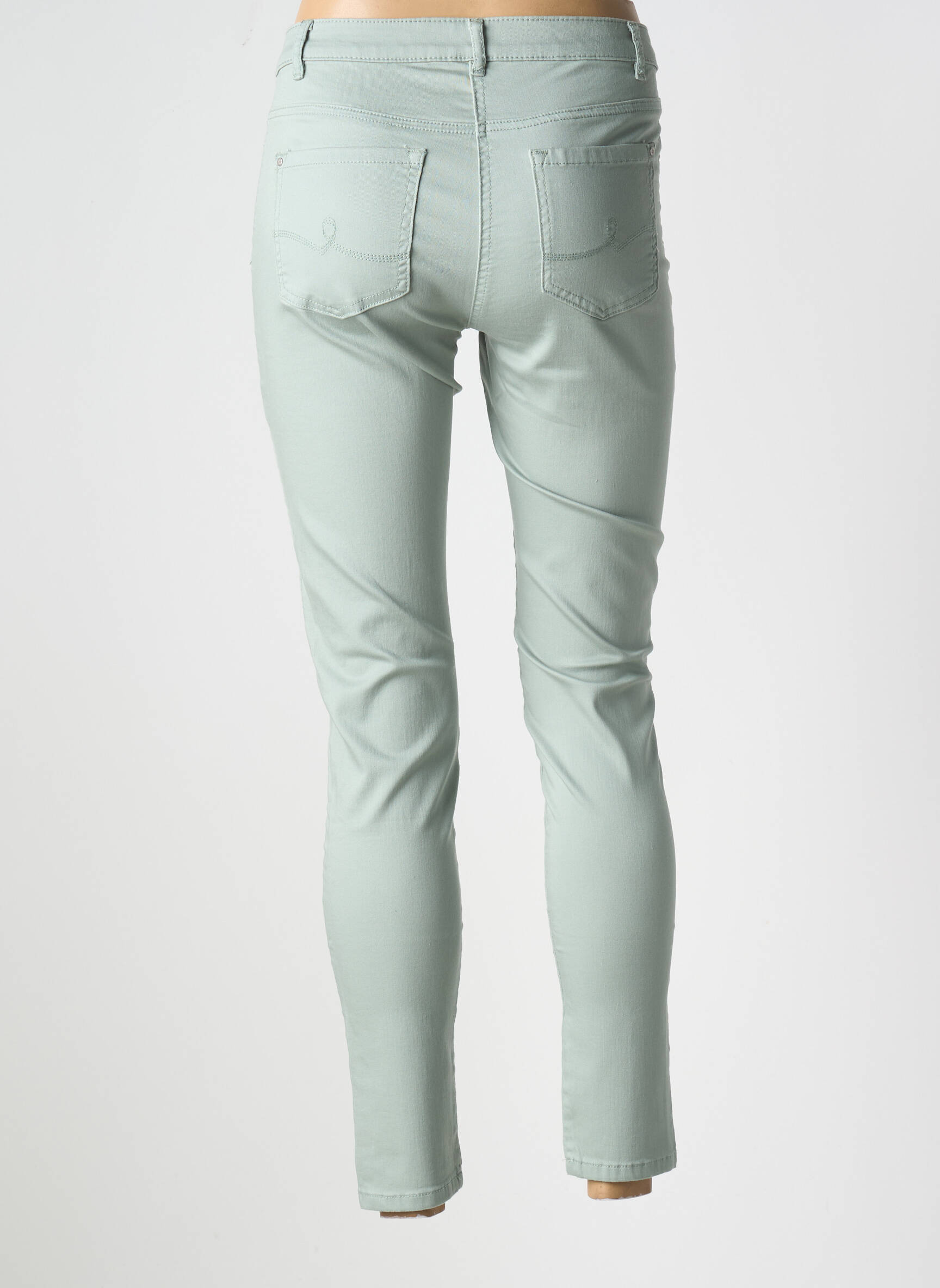 Jegging denimo audinys normala dydis žalias BARBARA LEBEK moteris