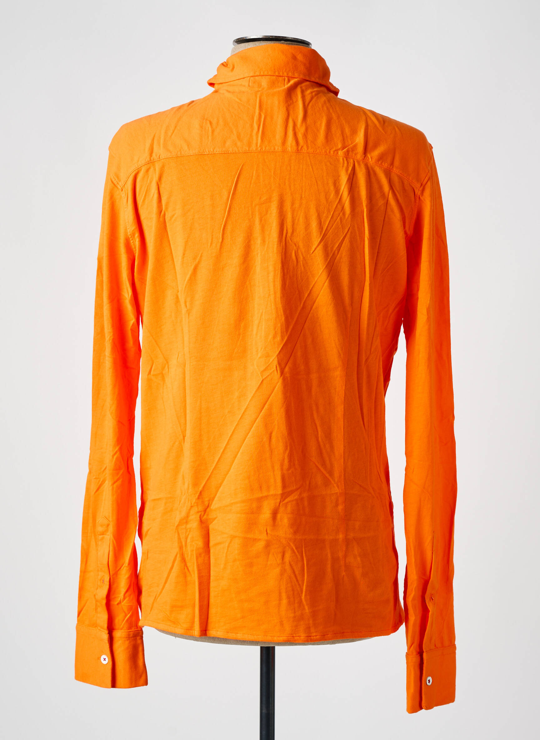Polo ilgos rankovės ilgos rankovės oranžinė LES GARCONS FACILES vyras