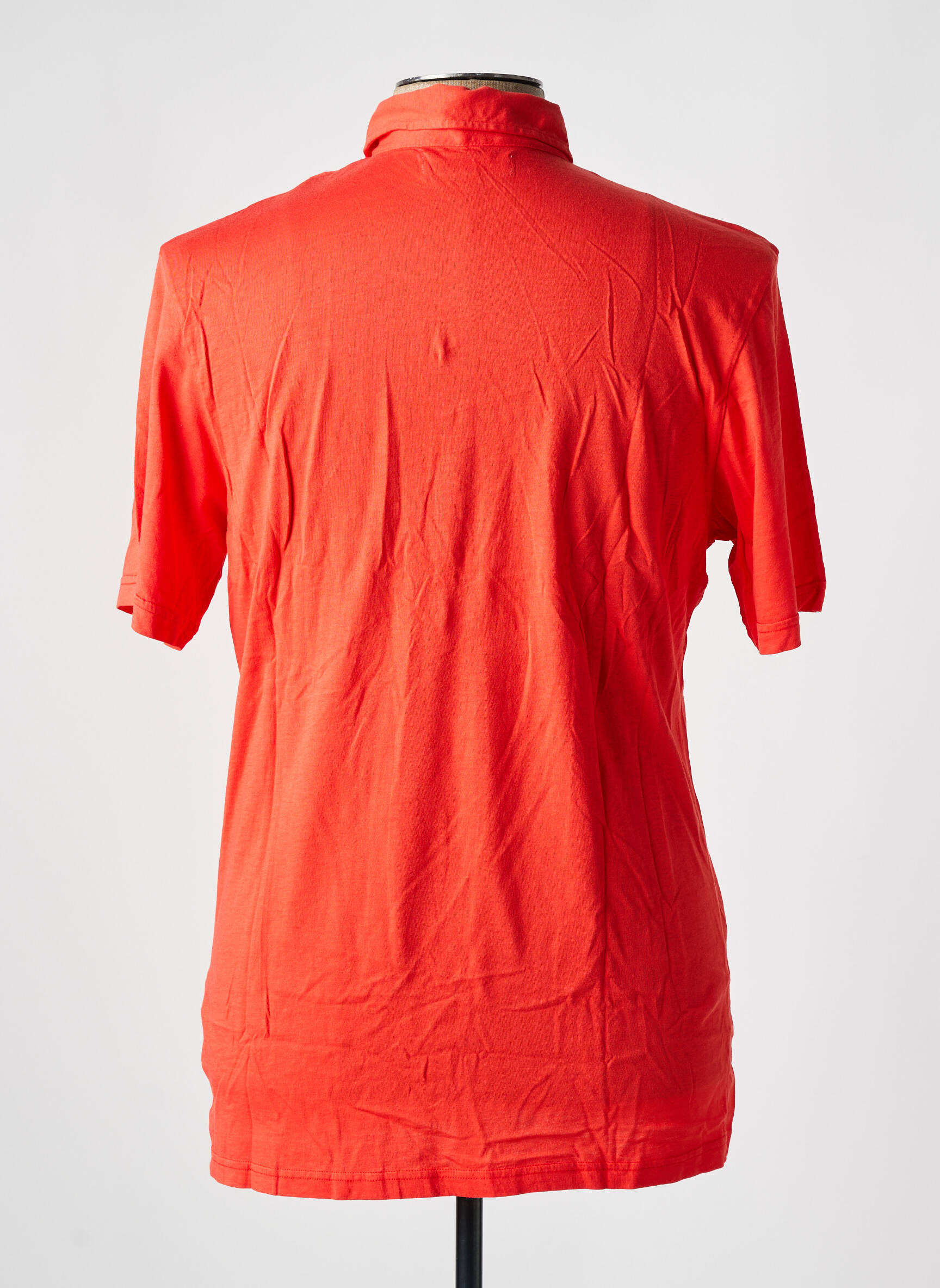 Polo jersey audinys trumpas rankovės oranžinė LES GARCONS FACILES vyras