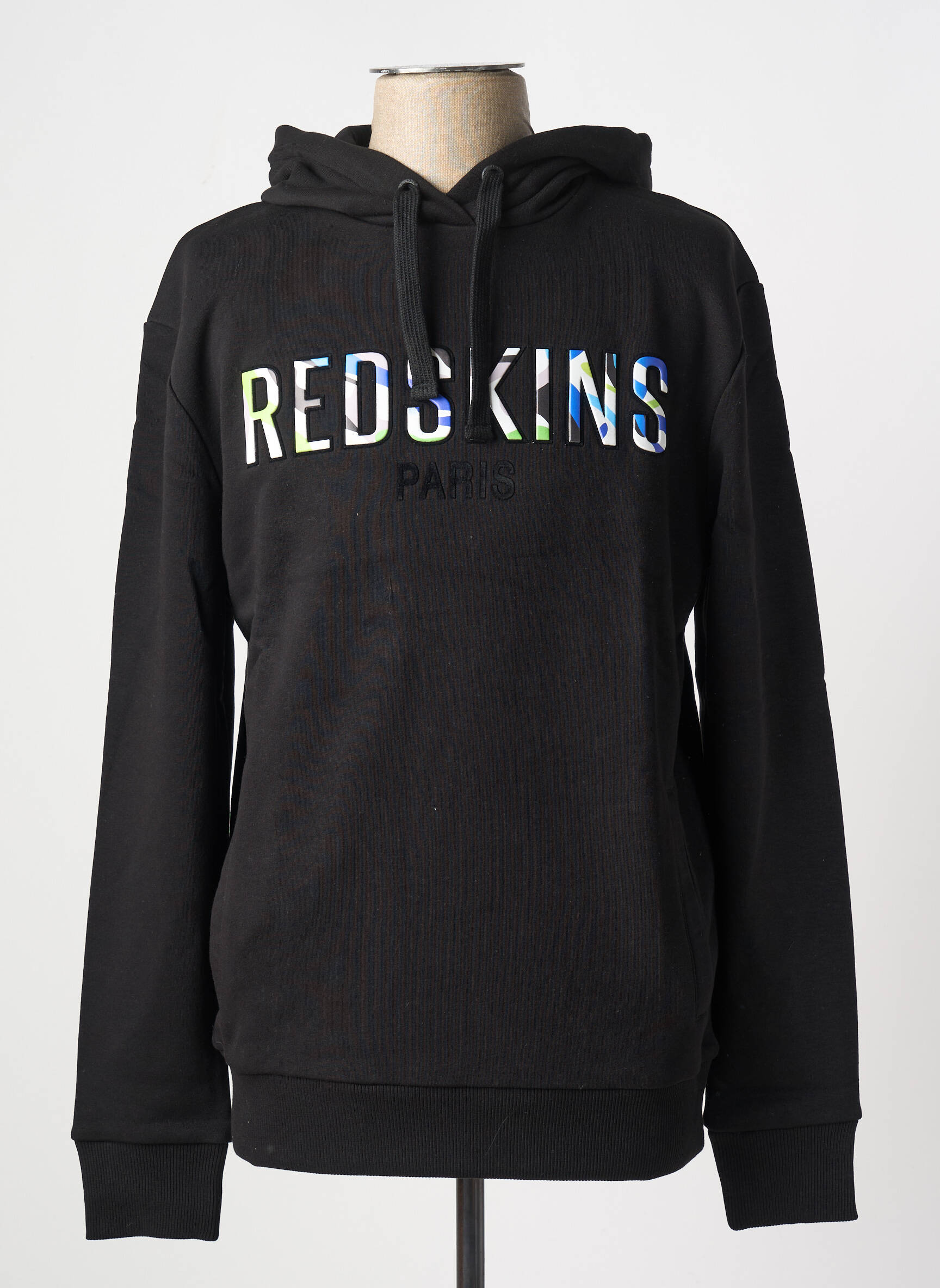 Kapišonas jersey audinys ilgos rankovės juodas REDSKINS vyras