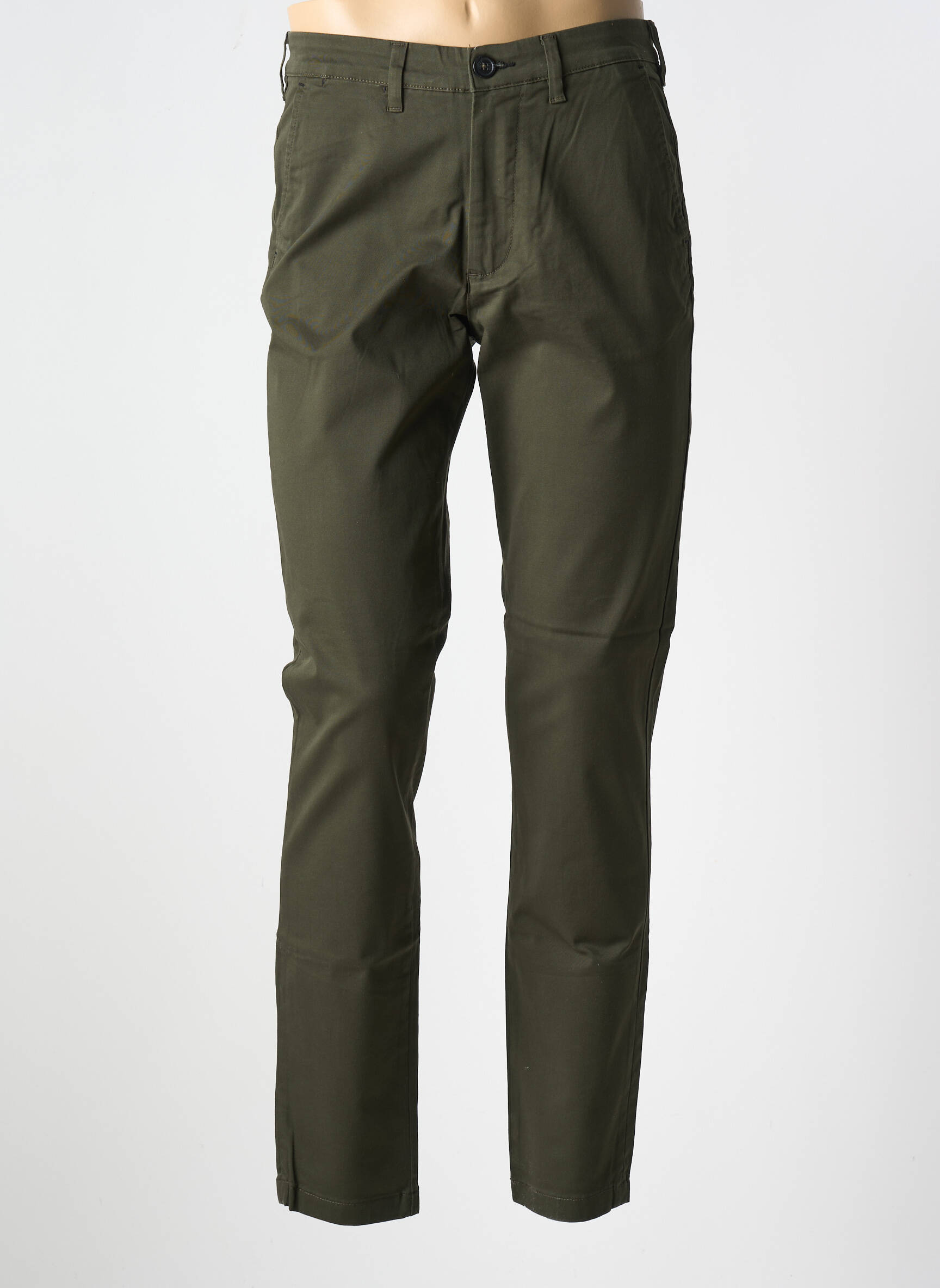 Chino kelnė bio normala dydis žalias SELECTED vyras