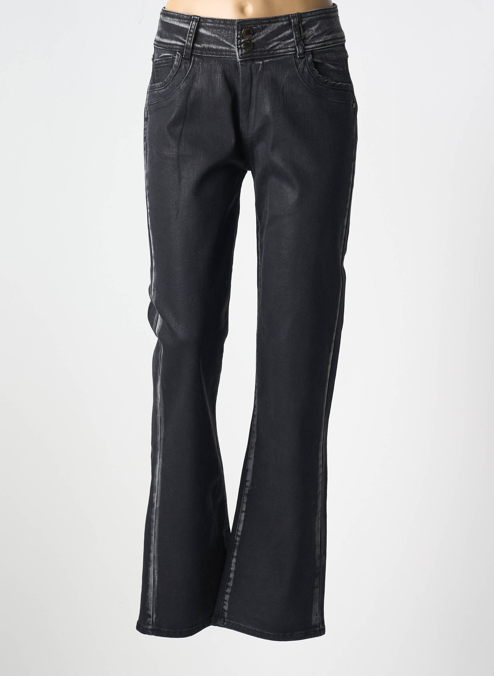 Bootcut džinsai normala dydis normala dydis juodas EVA KAYAN moteris