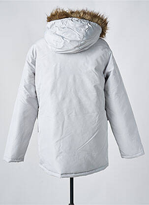 Pūkinė striukė kišenės su gobtuvu pilka JACK & JONES vyras