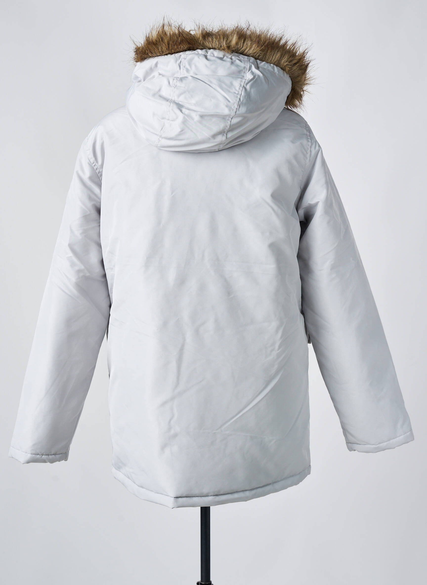 Pūkinė striukė ilgos rankovės su gobtuvu pilka JACK & JONES vyras