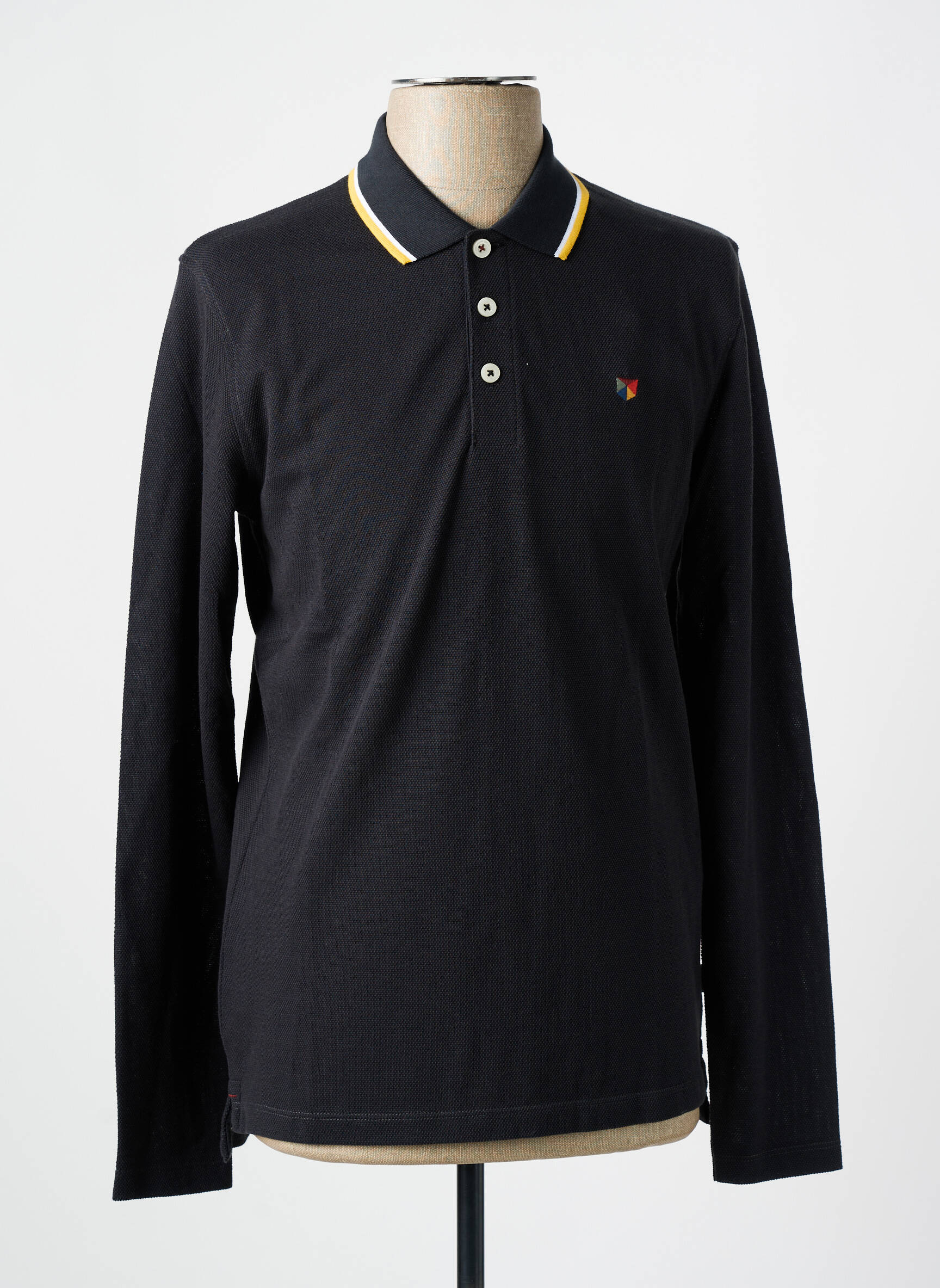 Polo ilgos rankovės ilgos rankovės pilka JACK & JONES vyras