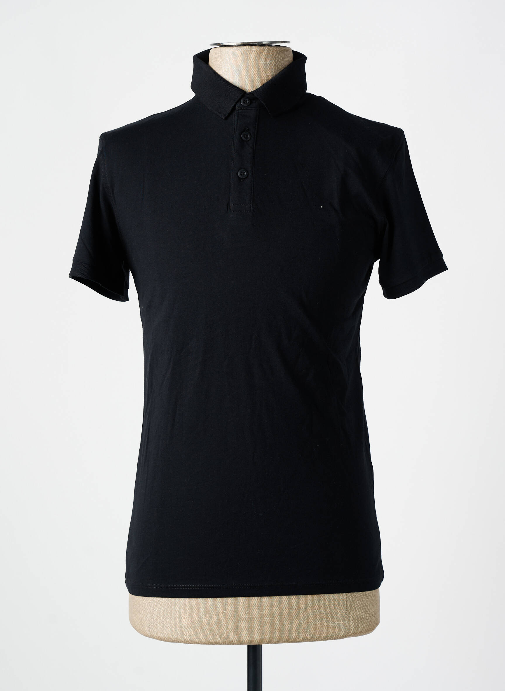 Polo jersey audinys trumpas rankovės juodas EDWEEN PEARSON vyras