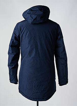 Pūkinė striukė kišenės su gobtuvu mėlyna JACK & JONES vyras