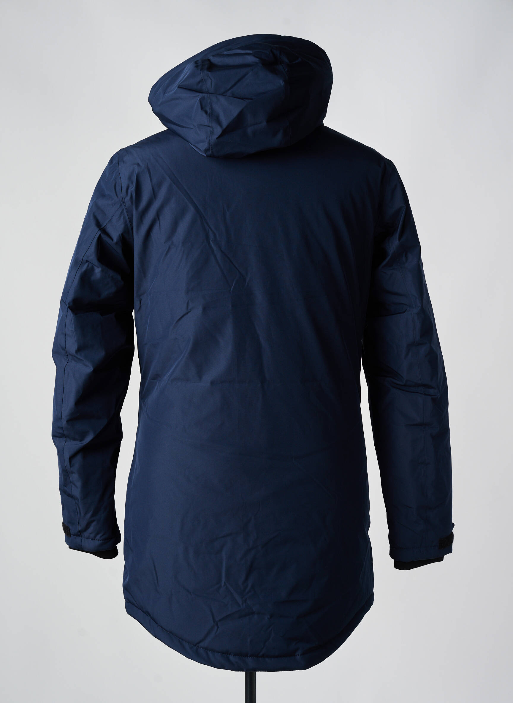 Pūkinė striukė ilgos rankovės su gobtuvu mėlyna JACK & JONES vyras