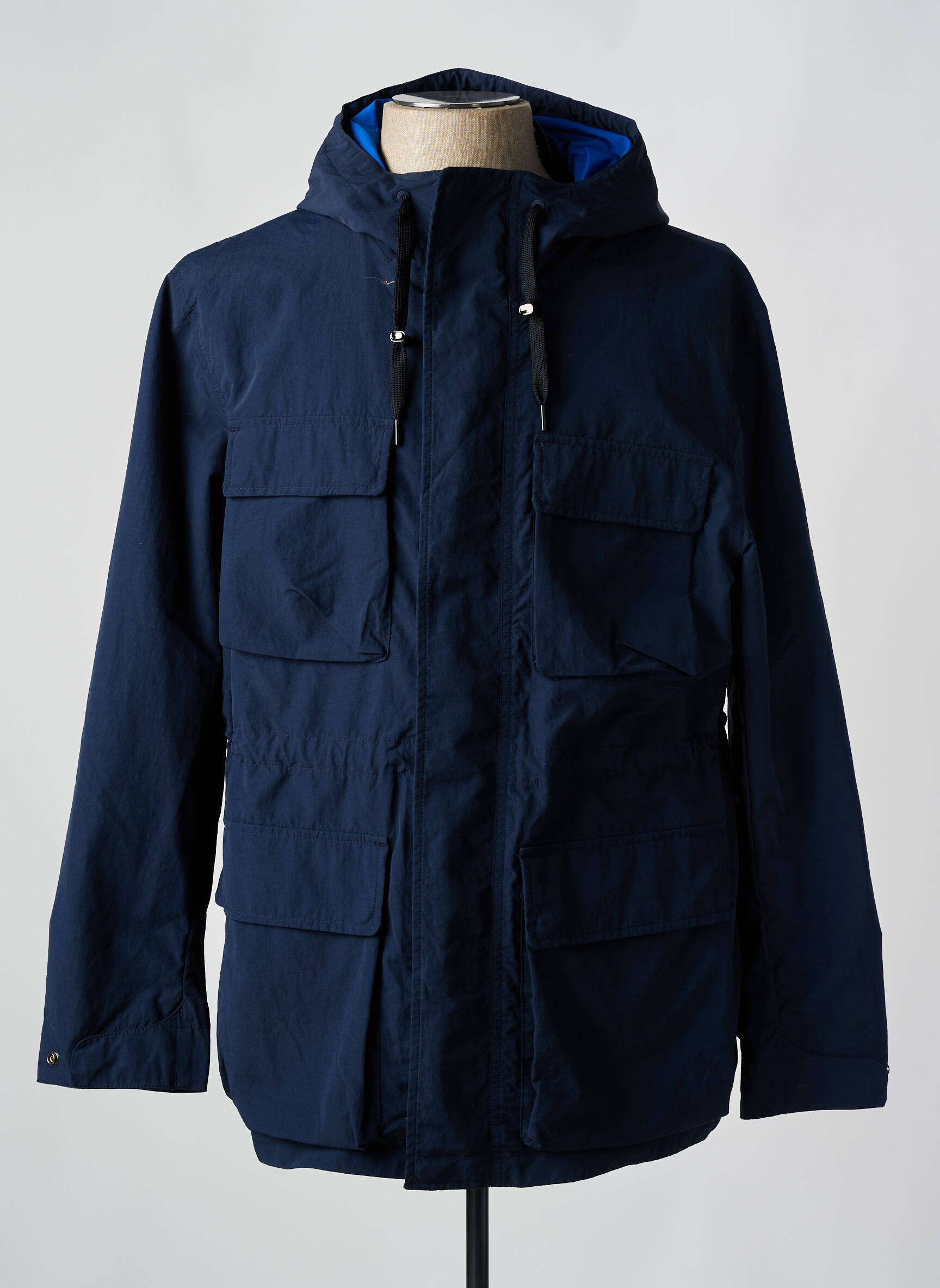 Parka ilgos rankovės su gobtuvu mėlyna TIMBERLAND vyras