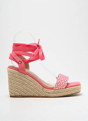 Espadrilės amortizuojančios pado tipas kulnas nuo 7 iki 9 cm rožinė VANESSA WU moteris