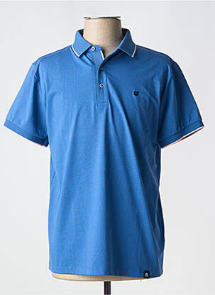 Polo jersey audinys trumpas rankovės mėlyna REVER MILE vyras