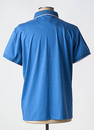 Polo jersey audinys trumpas rankovės mėlyna REVER MILE vyras