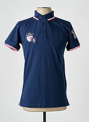 Polo jersey audinys trumpas rankovės mėlyna CAMBERABERO vyras