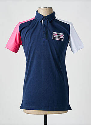 Polo jersey audinys trumpas rankovės mėlyna CAMBERABERO vyras