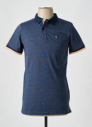 Polo jersey audinys trumpas rankovės mėlyna CAMBERABERO vyras