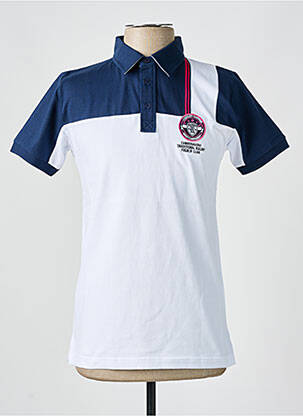 Polo jersey audinys trumpas rankovės mėlyna CAMBERABERO vyras