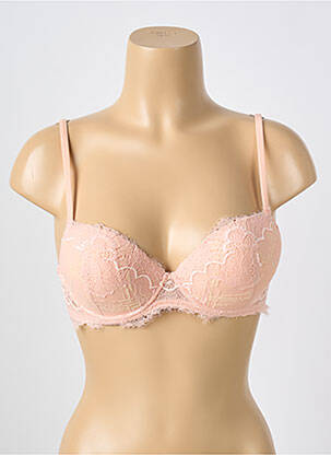Liemenėlė aukštas balkoninis liemenėlė aukštas balkoninis liemenėlė rožinė COTTON CLUB moteris