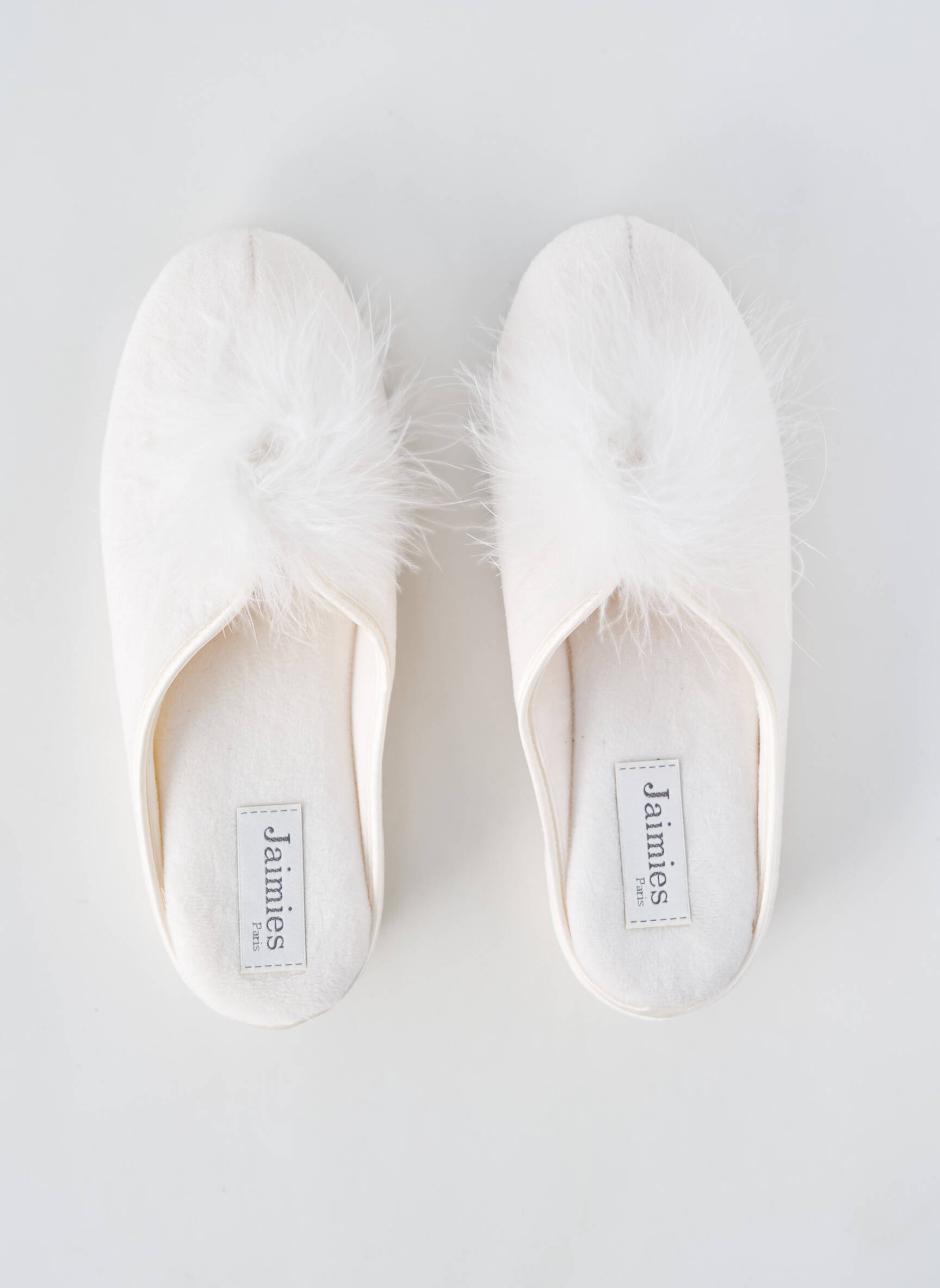 Bateliai/pantofliai aksomo audimas kulnas nuo 4 iki 6 cm baltas JAIMIES moteris