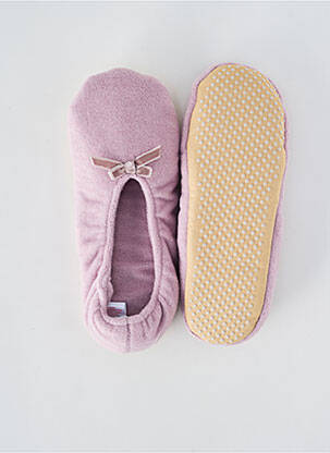 Bateliai/pantofliai tekstilinė išorinė padas plokščias kulnas iki 3 cm violetinis PLUTO moteris