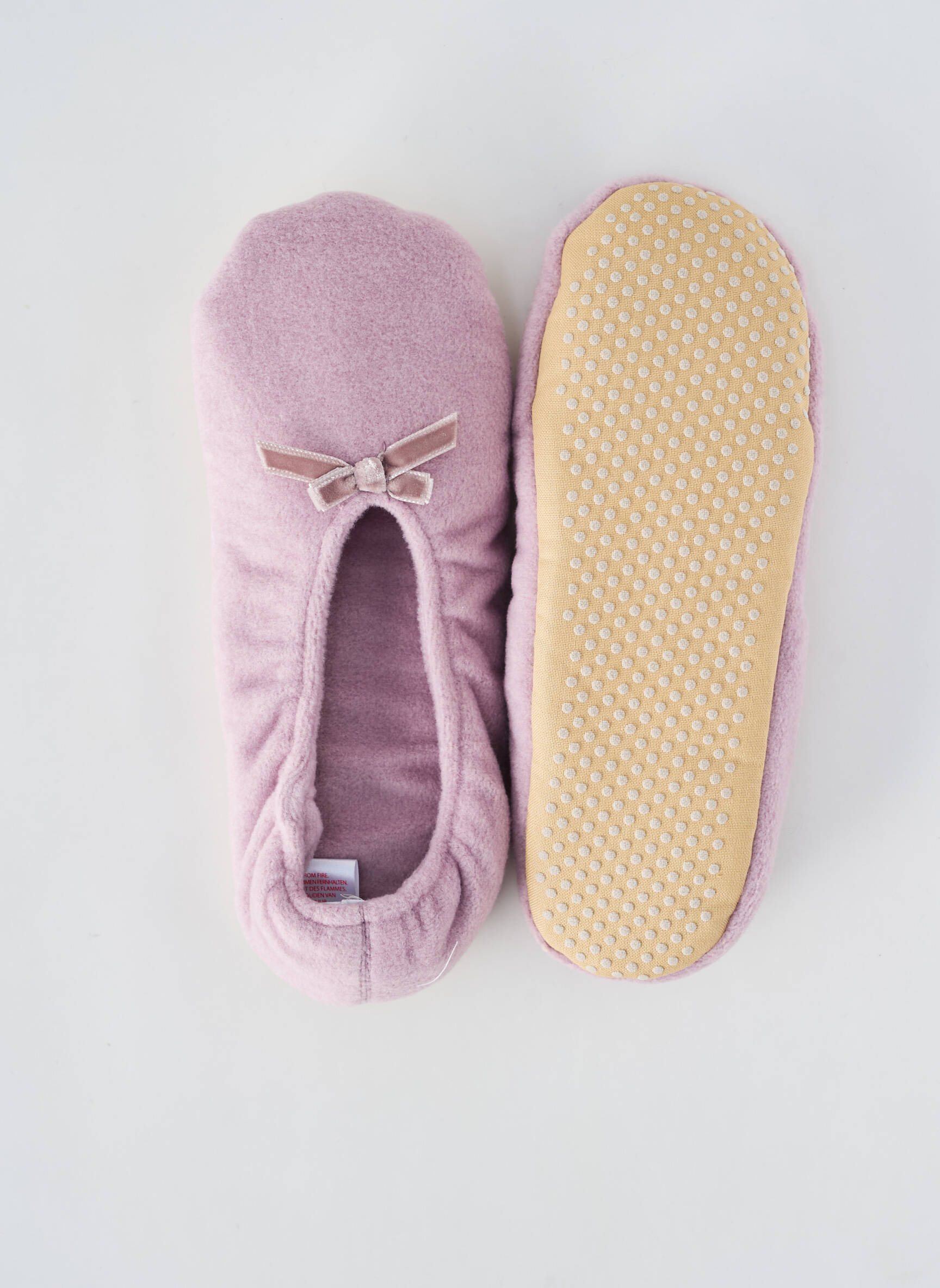 Bateliai/pantofliai tekstilinė išorinė padas plokščias kulnas iki 3 cm violetinis PLUTO moteris