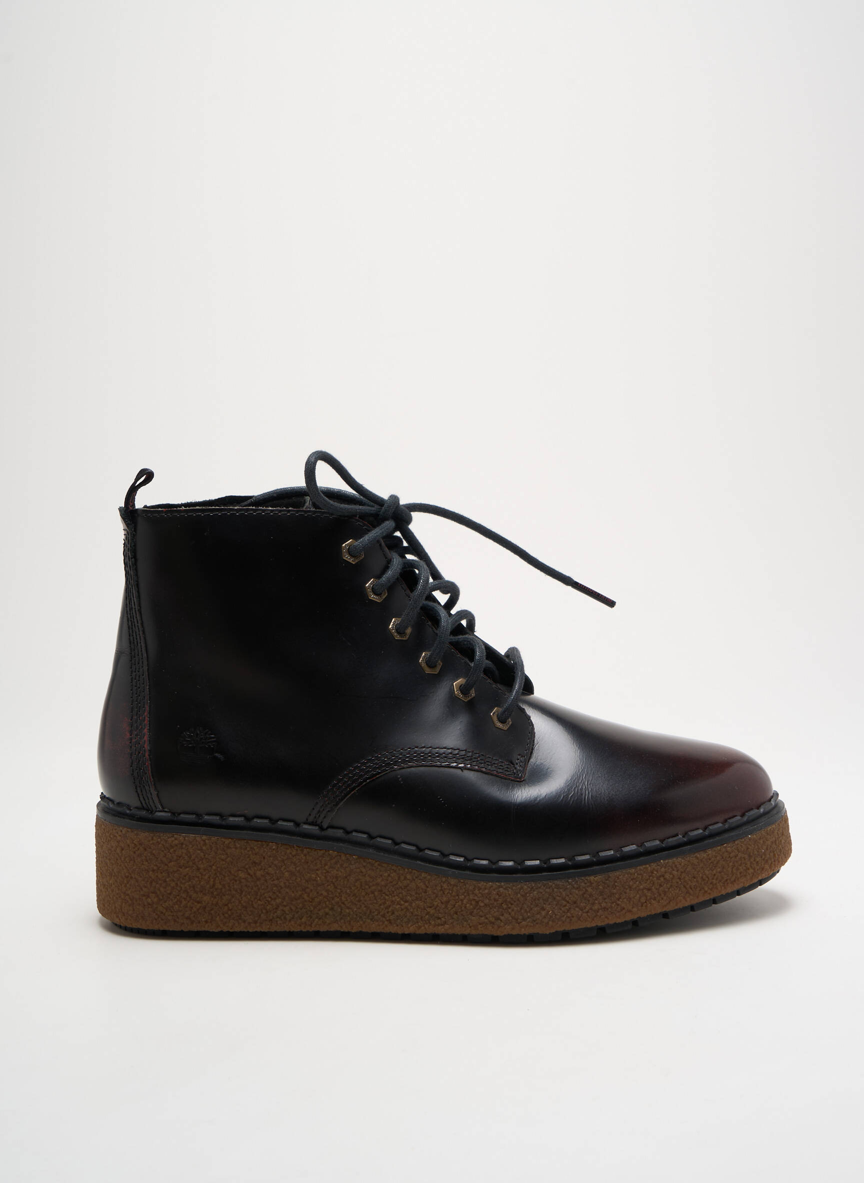Batai/botai lygus medžiaga kulnas nuo 4 iki 6 cm rudas TIMBERLAND moteris