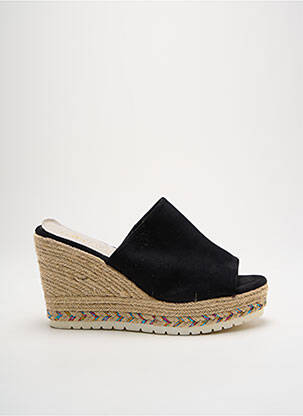 Espadrilės atvira pabaiga 10 cm ir daugiau aukštakulniai juodas CASSIS moteris