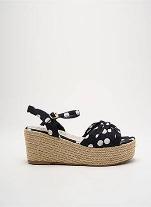 Espadrilės užsegimas kilpa(s) kulnas nuo 4 iki 6 cm juodas CASSIS COTE D'AZUR moteris