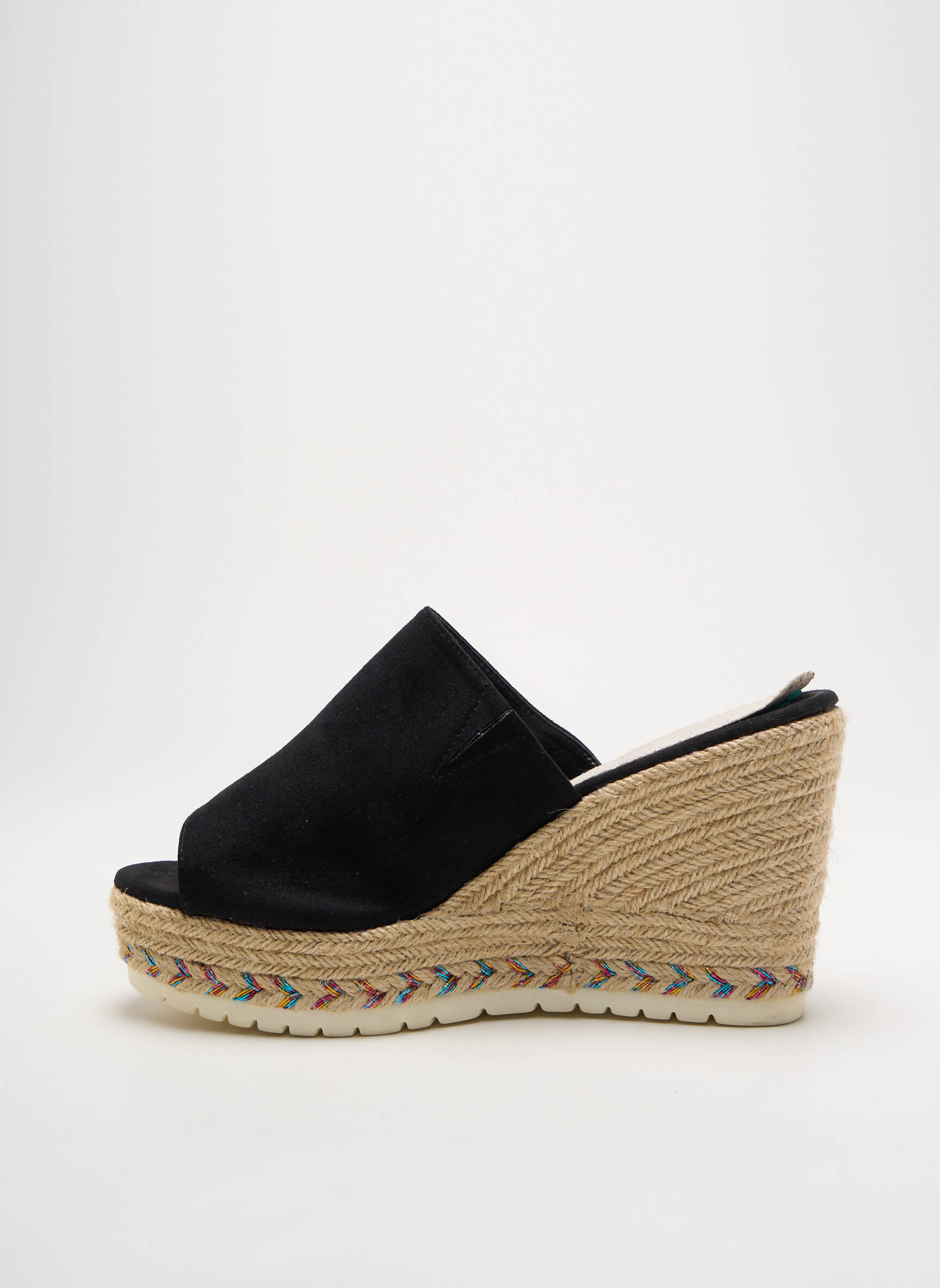 Espadrilės atvira pabaiga 10 cm ir daugiau aukštakulniai juodas CASSIS moteris