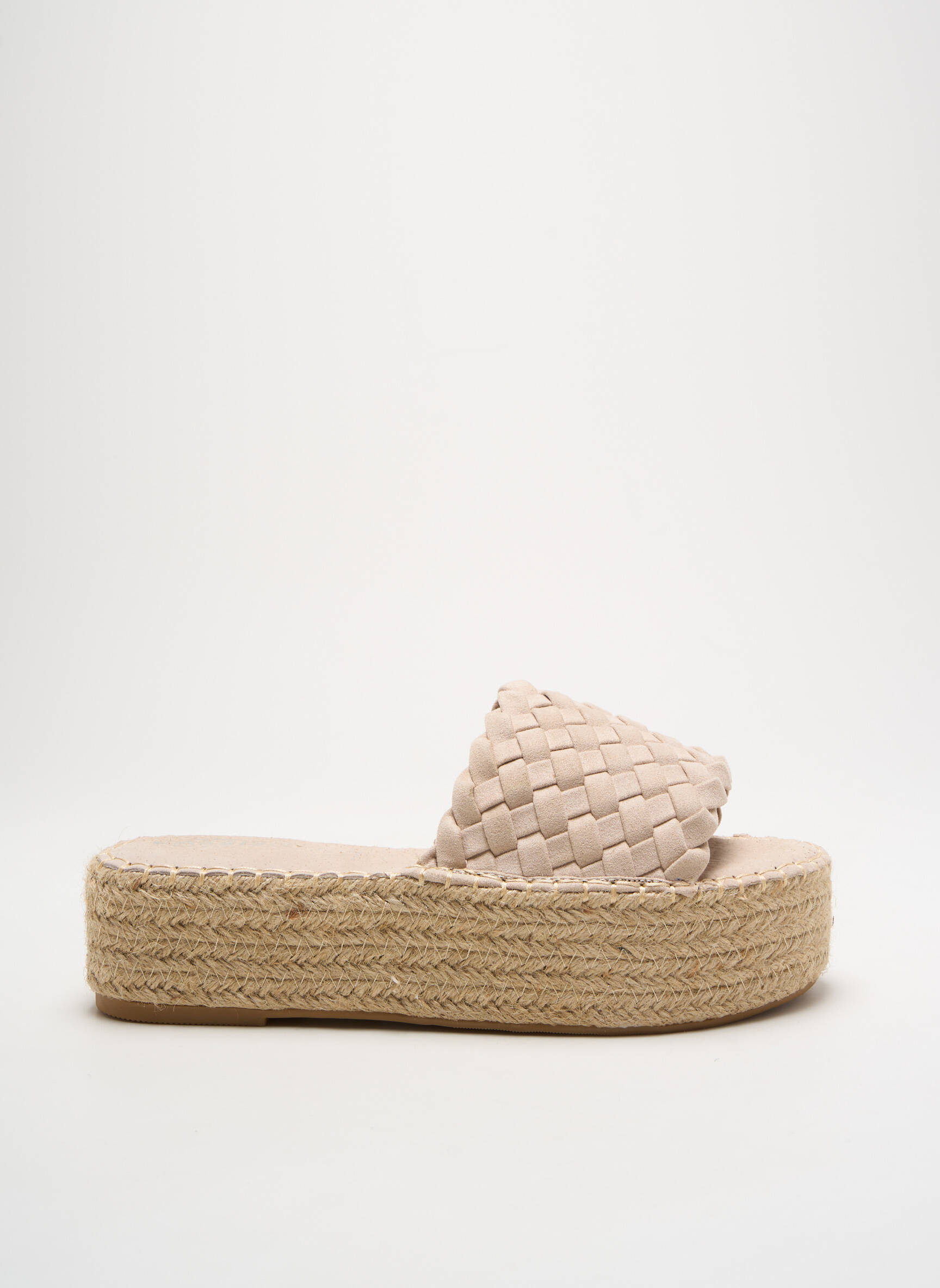 Espadrilės platforma kulnas nuo 4 iki 6 cm bežinis CASSIS COTE D'AZUR moteris
