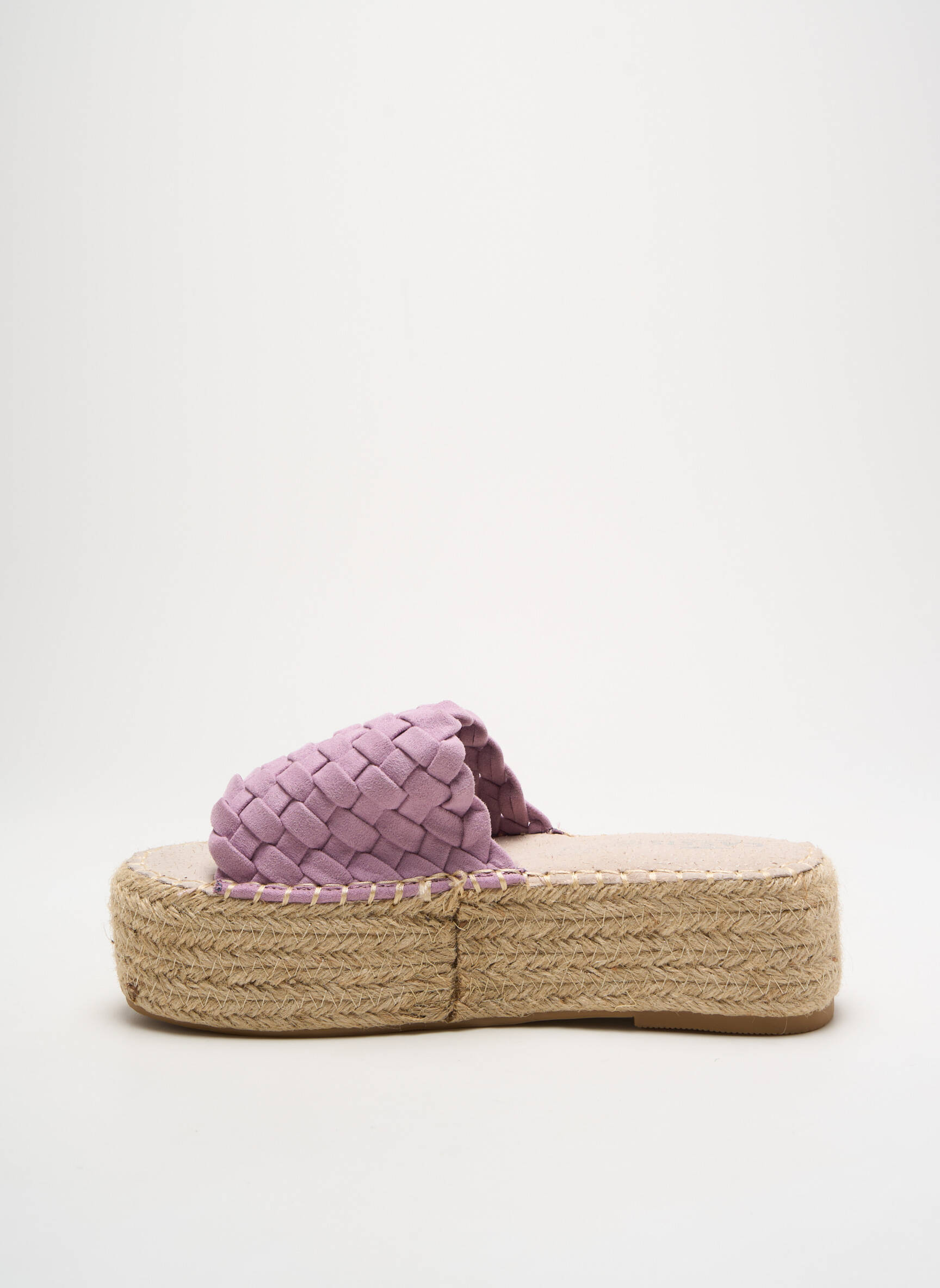 Espadrilės platforma kulnas nuo 4 iki 6 cm violetinis CASSIS COTE D'AZUR moteris