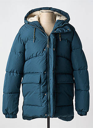 Pūkinė striukė kišenės su gobtuvu žalias JACK & JONES vyras