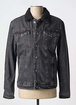 Kasdienis švarkas priekinė mygtukų uždarymo sistema juodas JACK & JONES vyras