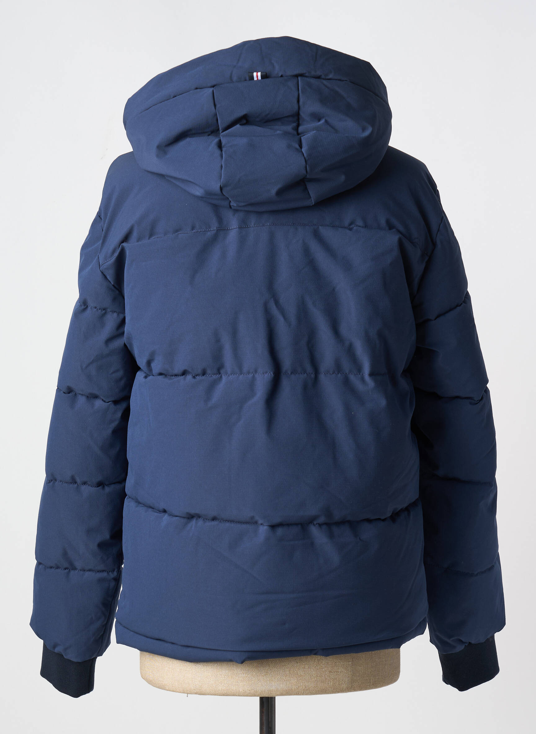 Pūkinė striukė ilgos rankovės su gobtuvu mėlyna JACK & JONES vyras