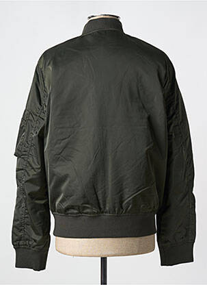 Pūkinė striukė kišenės be gobtuvų žalias JACK & JONES vyras