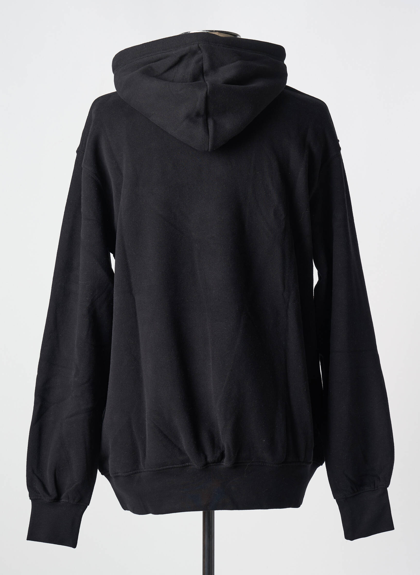 Kapišonas siuvinėjimas ilgos rankovės juodas JACK & JONES vyras