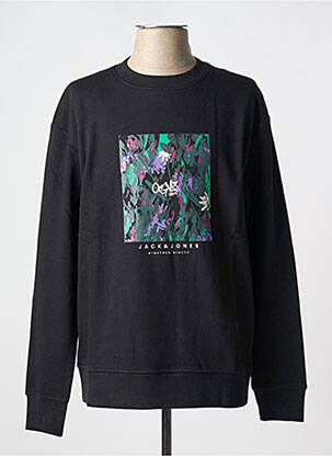 Mikroskopas ilgos rankovės ilgos rankovės juodas JACK & JONES vyras