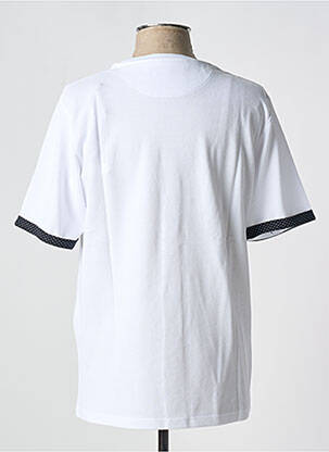 T-marškinys tiesi kirpimas trumpas rankovės baltas JACK & JONES vyras