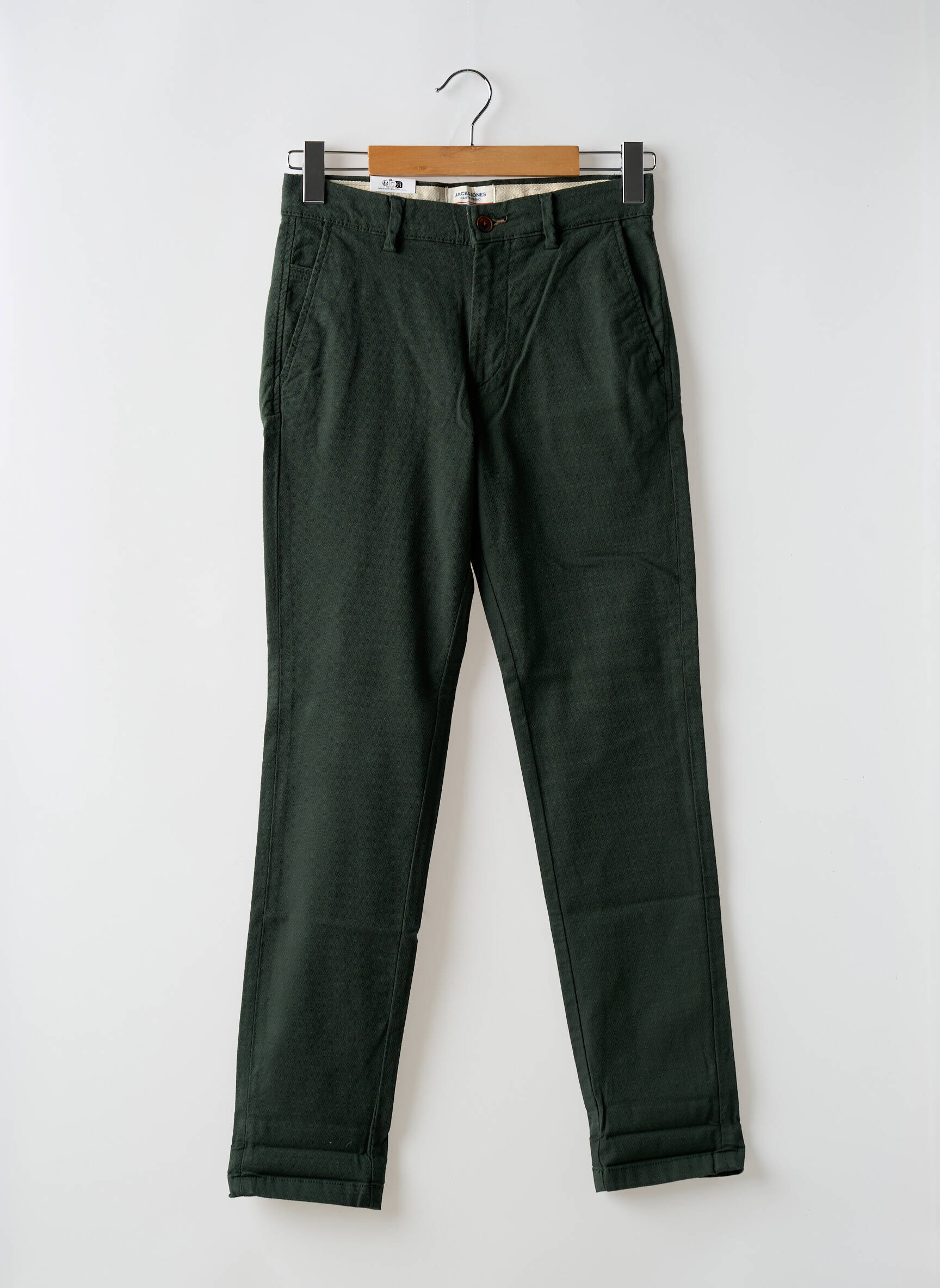 Chino kelnė chinamas audinys maža dydžio žalias JACK & JONES vyras