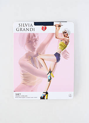 Kojinės tamprumas mėlyna SILVIA GRANDI moteris