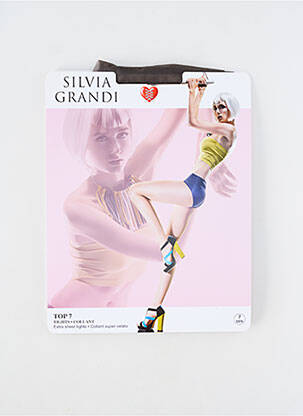 Kojinės tamprumas pilka SILVIA GRANDI moteris