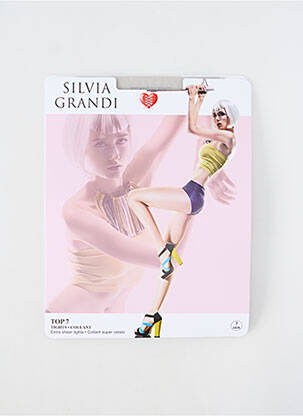 Kojinės tamprumas pilka SILVIA GRANDI moteris