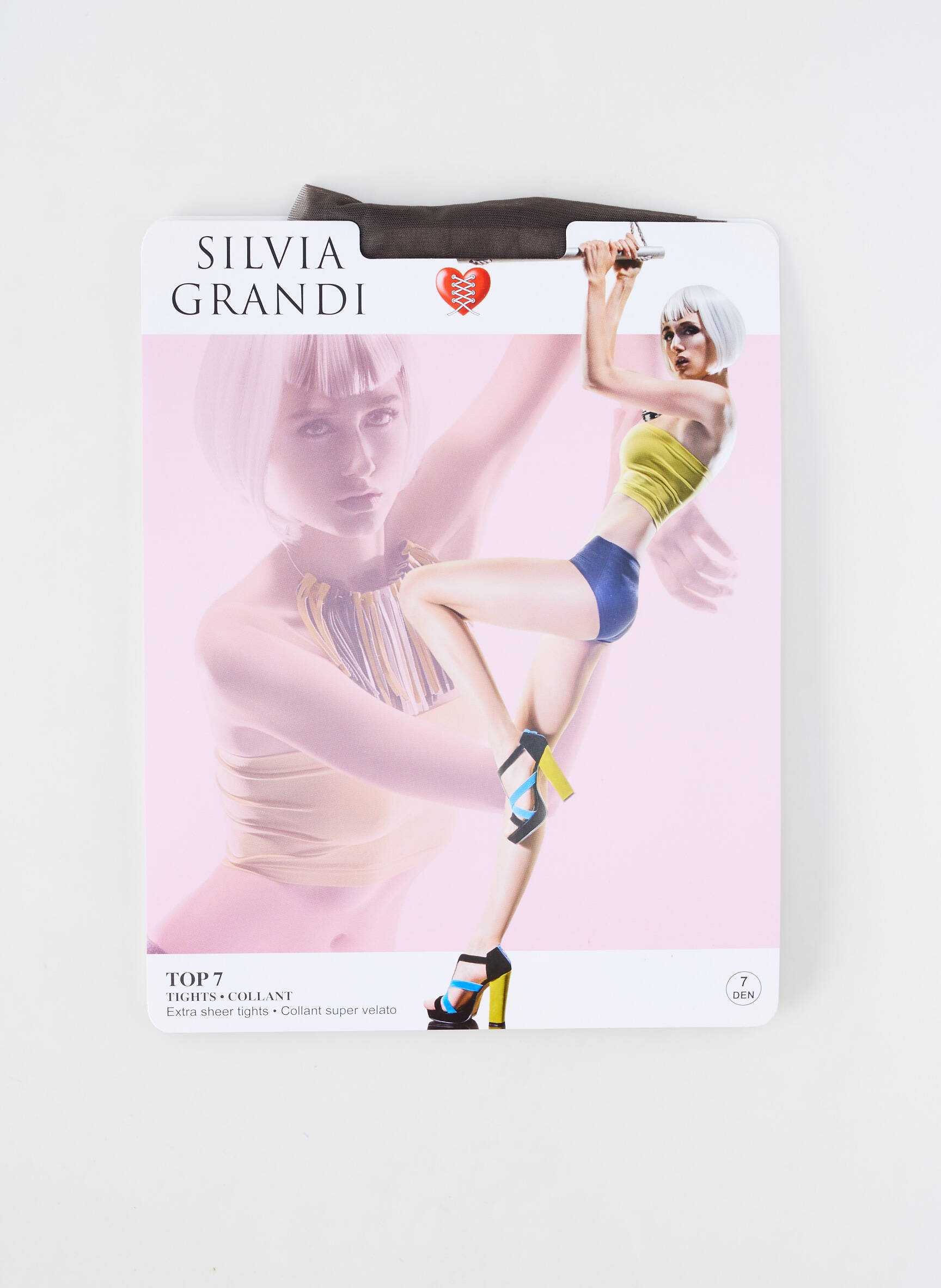 Kojinės tamprumas pilka SILVIA GRANDI moteris